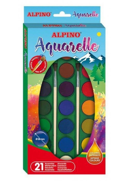 Akvarelė ALPINO 21 sp