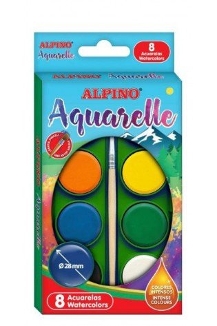 Akvarelė ALPINO 8sp