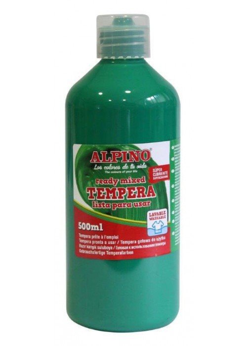 Guašas (tempera) ALPINO 500ml žalias