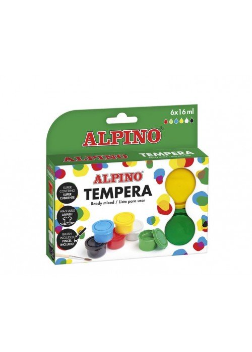 Guašas ALPINO 6 x 16ml+teptukas
