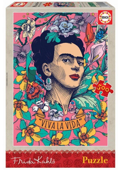 Dėlionė (puzzle) 500 FRIDA KAHLO VIVA 10-99 metų