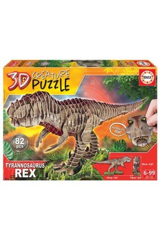 Dėlionė 3D T-REX 6-99 metų
