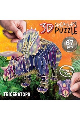 Dėlionė 3D TRICERTOPAS 6-99 metų
