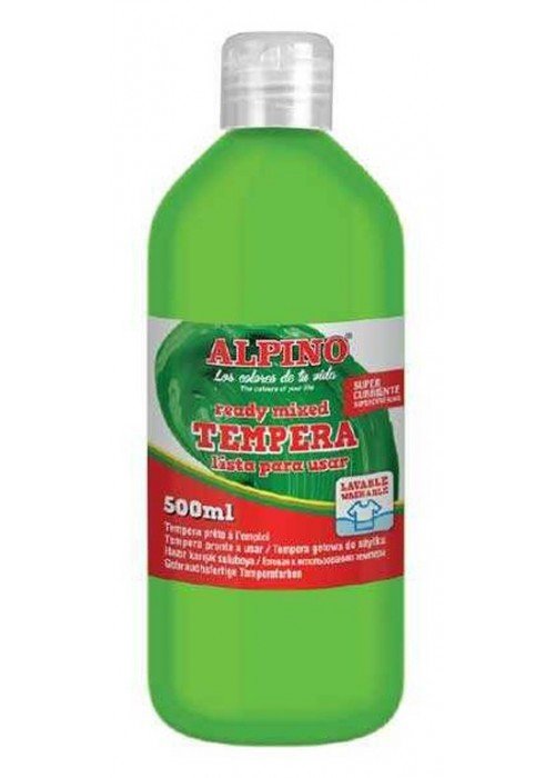 Guašas (tempera) ALPINO 500ml šv.žalias