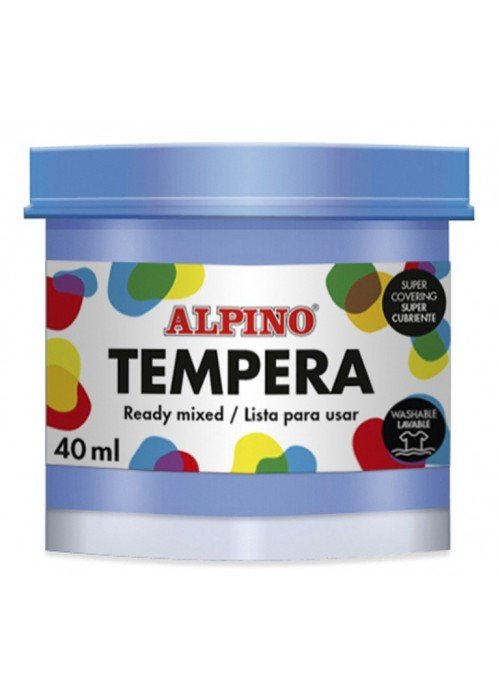 Guašas (tempera) ALPINO 40ml šv.mėlynas