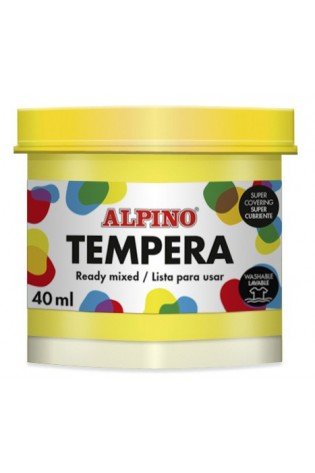 Guašas (tempera) ALPINO 40ml geltonas