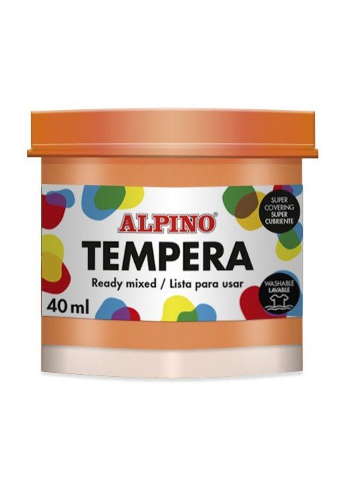 Guašas (tempera) ALPINO 40ml oranžinis