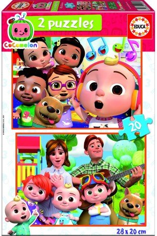2 dėlionės (puzzle) 2x20 COCOMELON 3-5metų