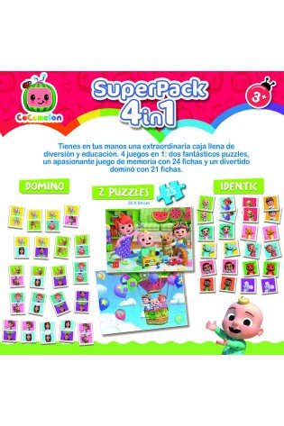 Žaidimas SUPERPACK 4 in 1 3-6metų