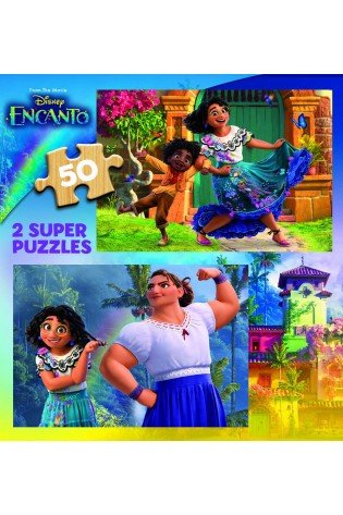 2 dėlionės (puzzle) medinės 2x50 DISNEY ENCANTO 4-6metų