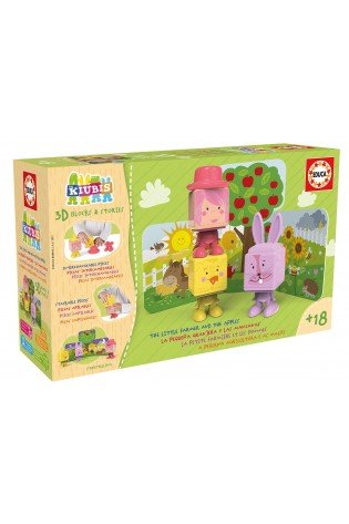 Kūdikių žaidimai 3D THE KUBIS, THE LITTLE FARMER AND THE APPLES 2-4metų