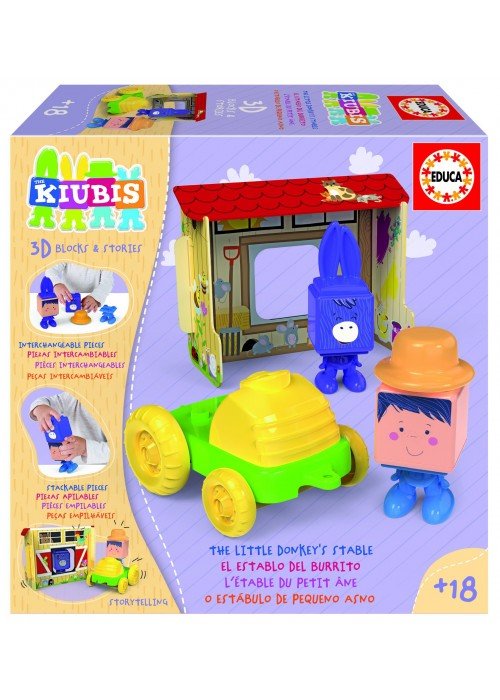 Kūdikių žaidimai 3D THE KUBIS, THE BURRITO STABLE 2-4metų