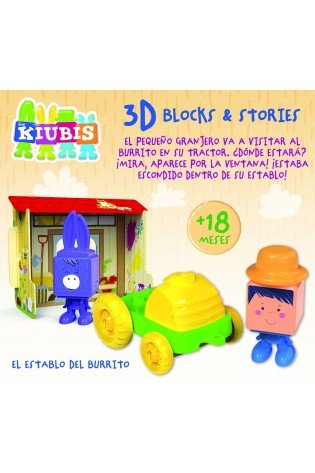 Kūdikių žaidimai 3D THE KUBIS, THE BURRITO STABLE 2-4metų