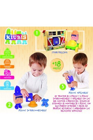 Kūdikių žaidimai 3D THE KUBIS, THE BURRITO STABLE 2-4metų