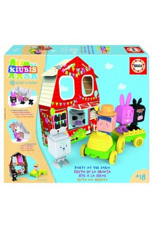 Kūdikių žaidimai 3D THE KUBIS, FARM PARTY 2-4metų