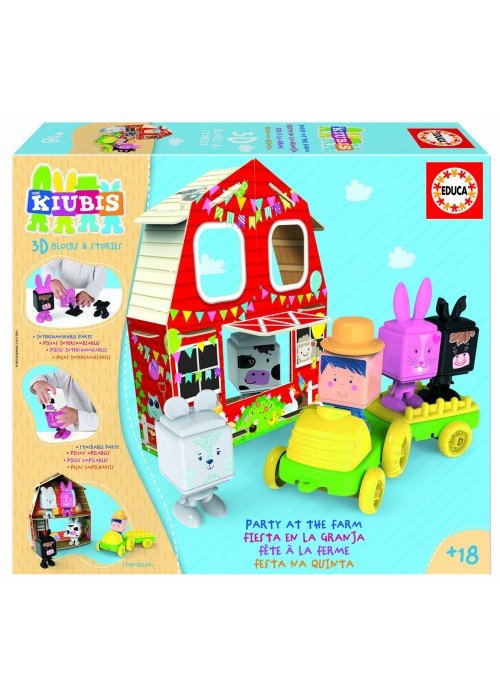 Kūdikių žaidimai 3D THE KUBIS, FARM PARTY 2-4metų