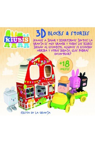 Kūdikių žaidimai 3D THE KUBIS, FARM PARTY 2-4metų