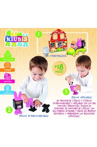Kūdikių žaidimai 3D THE KUBIS, FARM PARTY 2-4metų