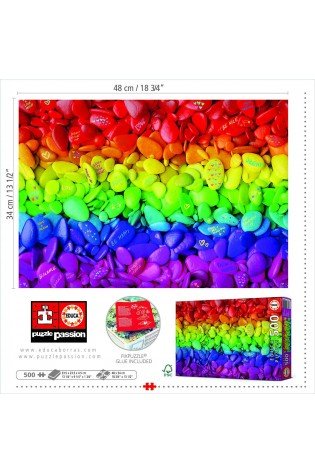 Dėlionė (puzzle) 500 PIEDRAS DE COLORES 10-99metų