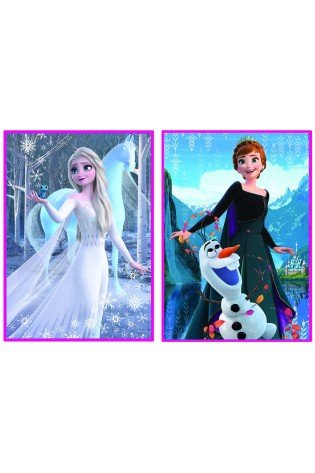 2 dėlionės (puzzle) 2x500 DISNEY PRINCESS 10-99metų