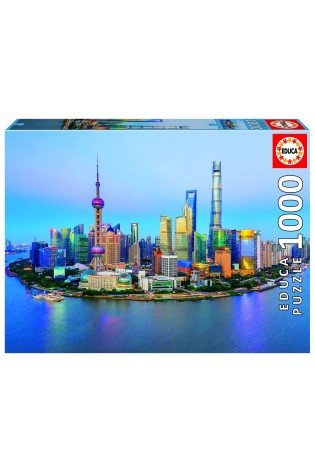Dėlionė (puzzle) 1000 SHANGHAI al ATARDECER 10-99metų