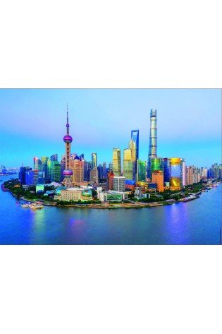 Dėlionė (puzzle) 1000 SHANGHAI al ATARDECER 10-99metų