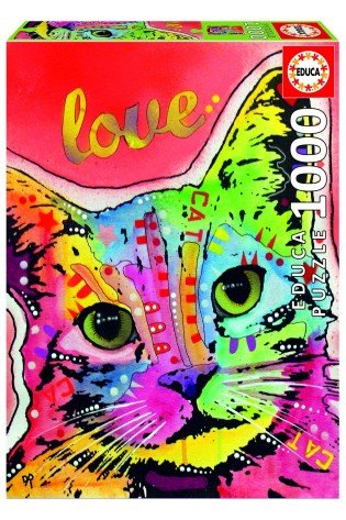 Dėlionė (puzzle) 1000 TILT CAT LOVE, DEAN RUSSO 14-99metų