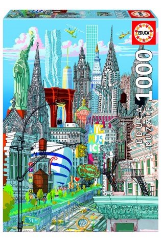 Dėlionė (puzzle) 1000 NEW YORK, CARLO STANGA 14-99metų