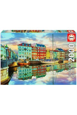 Dėlionė (puzzle) 2000 PORT of COPENHAGEN 14-99metų