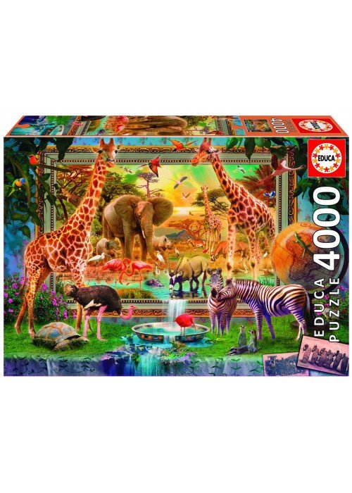 Dėlionė (puzzle) 4000 RETURNING from the SAVANNAH 14-99metų