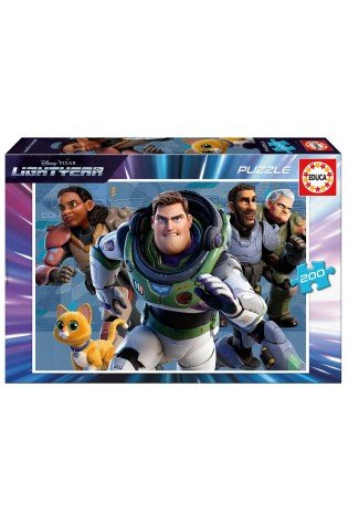 Dėlionė (puzzle) medinė 200 LIGHTYEAR 6-10metų