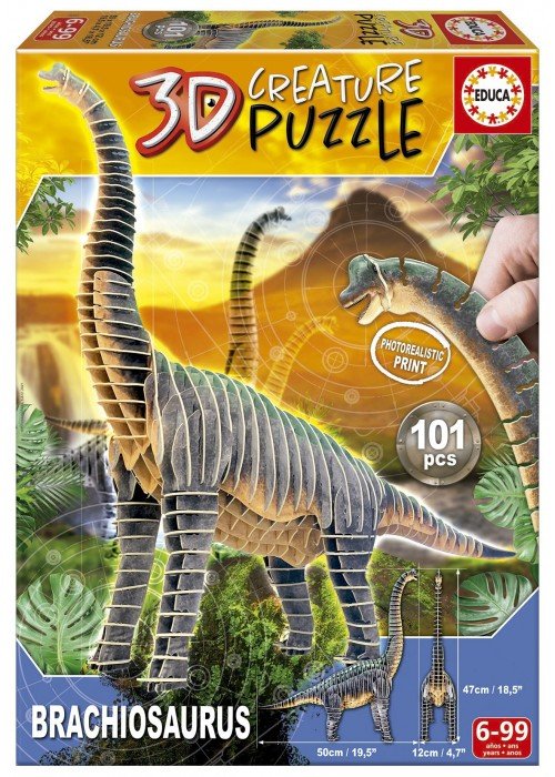 3D dėlionė (puzzle) BRACHIOSAURUS 6-99metų
