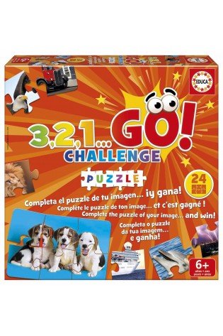 Žaidimas 3,2,1...GO! CHALLENGE PUZZLE 6-99metų