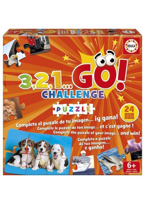 Žaidimas 3,2,1...GO! CHALLENGE PUZZLE 6-99metų