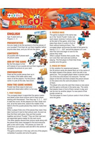 Žaidimas 3,2,1...GO! CHALLENGE PUZZLE 6-99metų