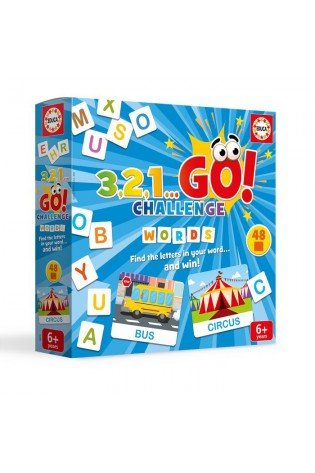 Žaidimas 3,2,1...GO! CHALLENGE WORDS 6-99metų