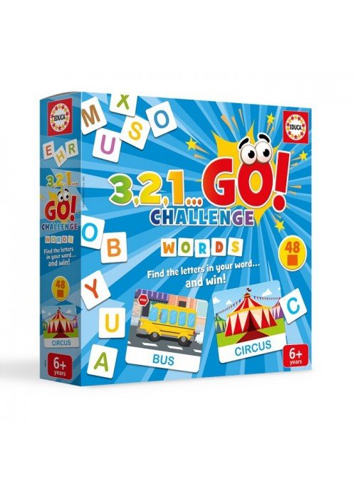 Žaidimas 3,2,1...GO! CHALLENGE WORDS 6-99metų