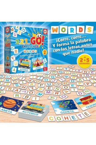 Žaidimas 3,2,1...GO! CHALLENGE WORDS 6-99metų