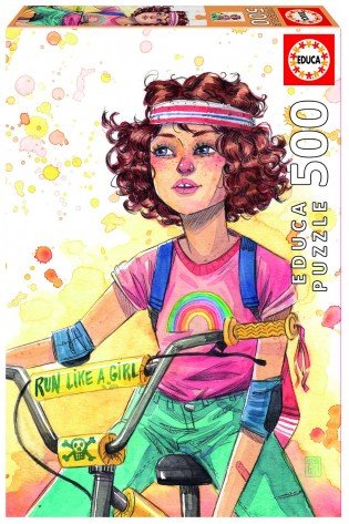 Dėlionė (puzzle) 500 RUN LIKE A GIRL 10-99metų