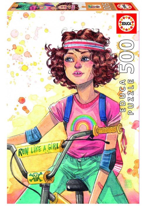 Dėlionė (puzzle) 500 RUN LIKE A GIRL 10-99metų