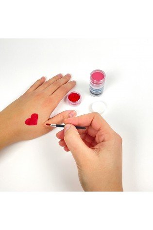 Dažai grimui ALPINO Fiesta AQUA 5sp+ 1 teptukas