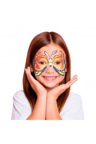 Dažai grimui ALPINO Fiesta AQUA 5sp+ 1 teptukas