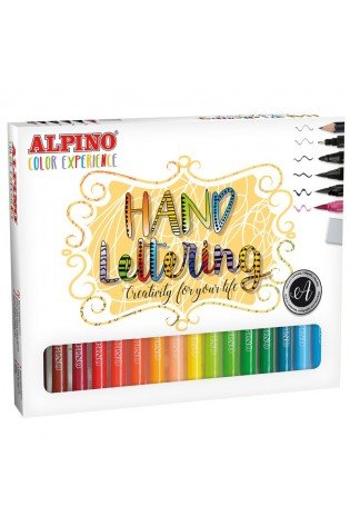 Rinkinys kūrybai ALPINO Color experience hand lettering