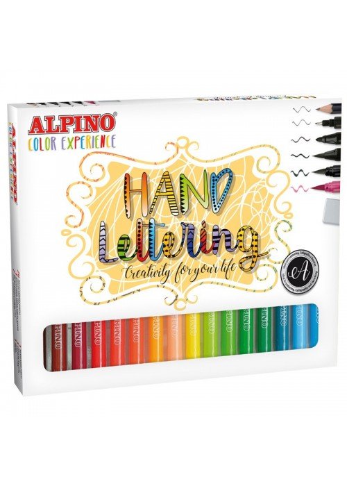 Rinkinys kūrybai ALPINO Color experience hand lettering