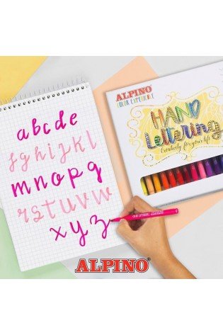 Rinkinys kūrybai ALPINO Color experience hand lettering