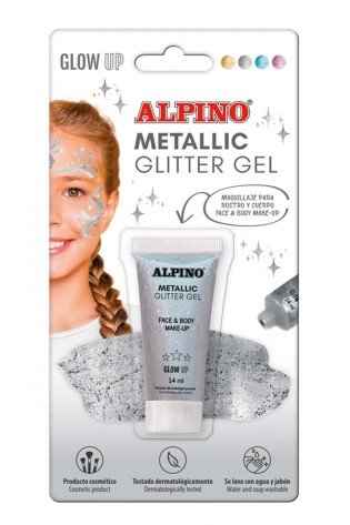 Gelis grimui 14ml ALPINO Metallic silver bls