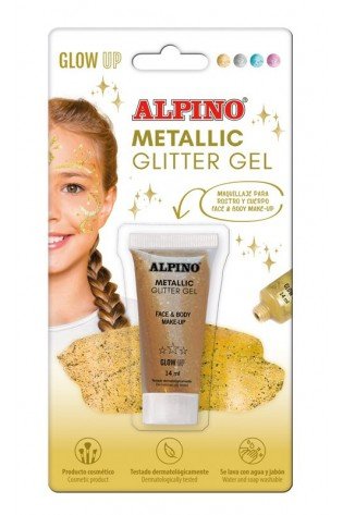 Gelis grimui 14ml ALPINO Metallic gold bls