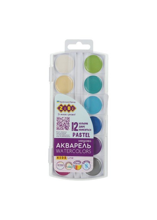 Akvarelė PASTEL KIDS Line 12sp