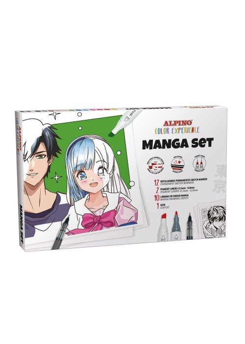 Rinkinys ALPINO color experience MANGA