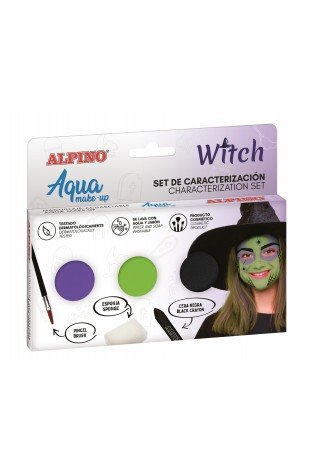 Makiažo rinkinys ALPINO Witch Aqua make-up 3sp